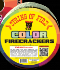 string of fire firecrackers